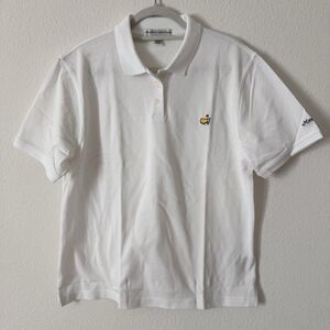 Masters Collection Womens Shirt Size XL Golf polo white logo Pima Cotton